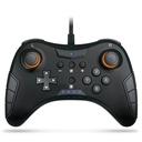 Dobe TNS-901 Pro Wired Controller Gamepad for N-Switch with a male Type-C to USB adapter - Black