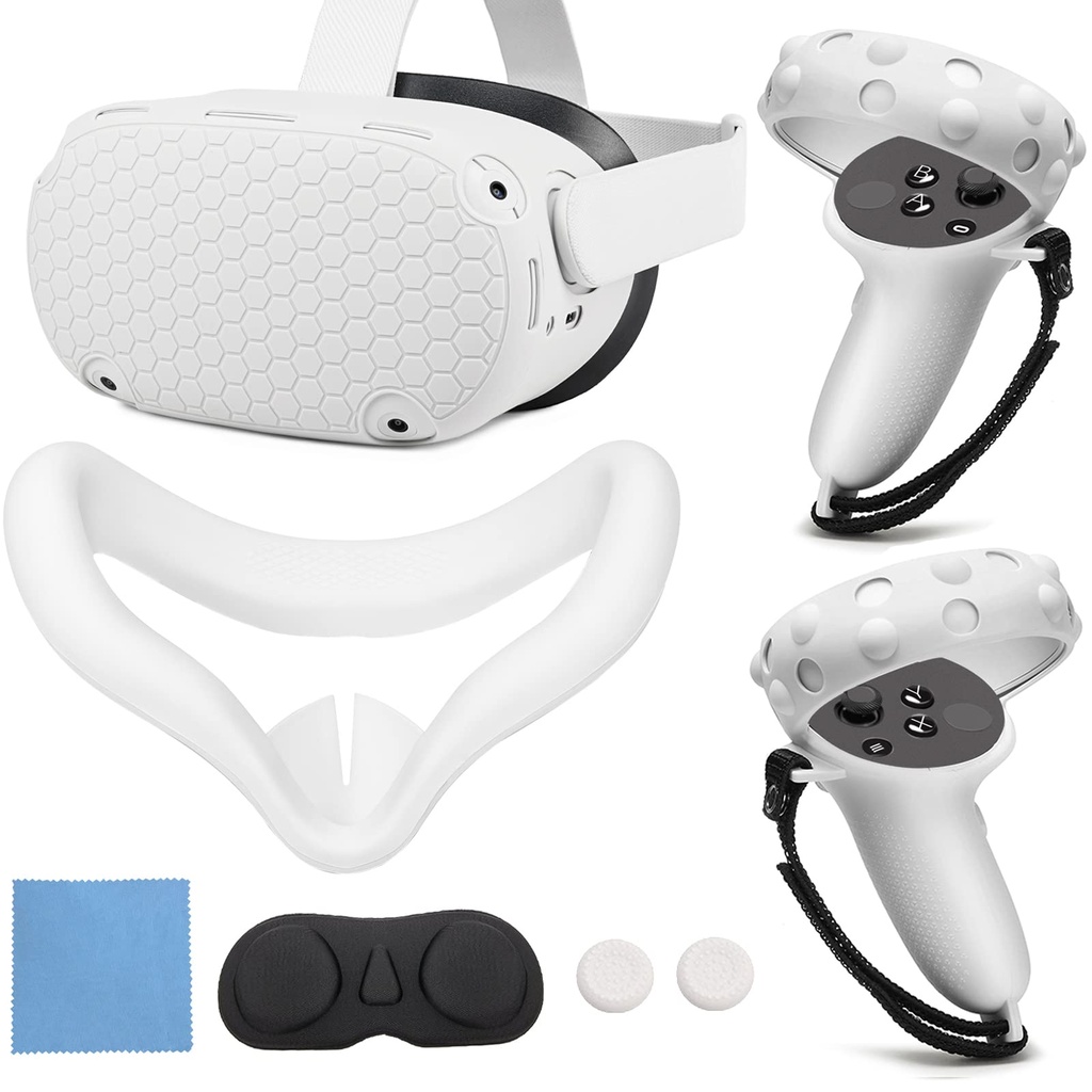 Gamax oculus quest 2 Silicone Protective Case Set