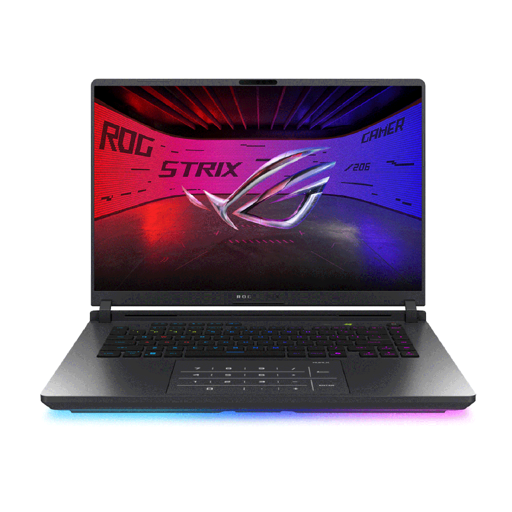 Asus ROG Strix G16 Gaming Laptop, Intel Core i9-14900HX Processor, 32GB DDR5 Ram, 1TB Gen4 NVMe SSD, RTX™ 5070 8GB Graphics, 16-inch ROG Nebula 240Hz Display, Backlit RGB Keyboard, Aura Sync Light Bar, Windows 11 Home, Eclipse Gray | 90NR0L91-M003W0