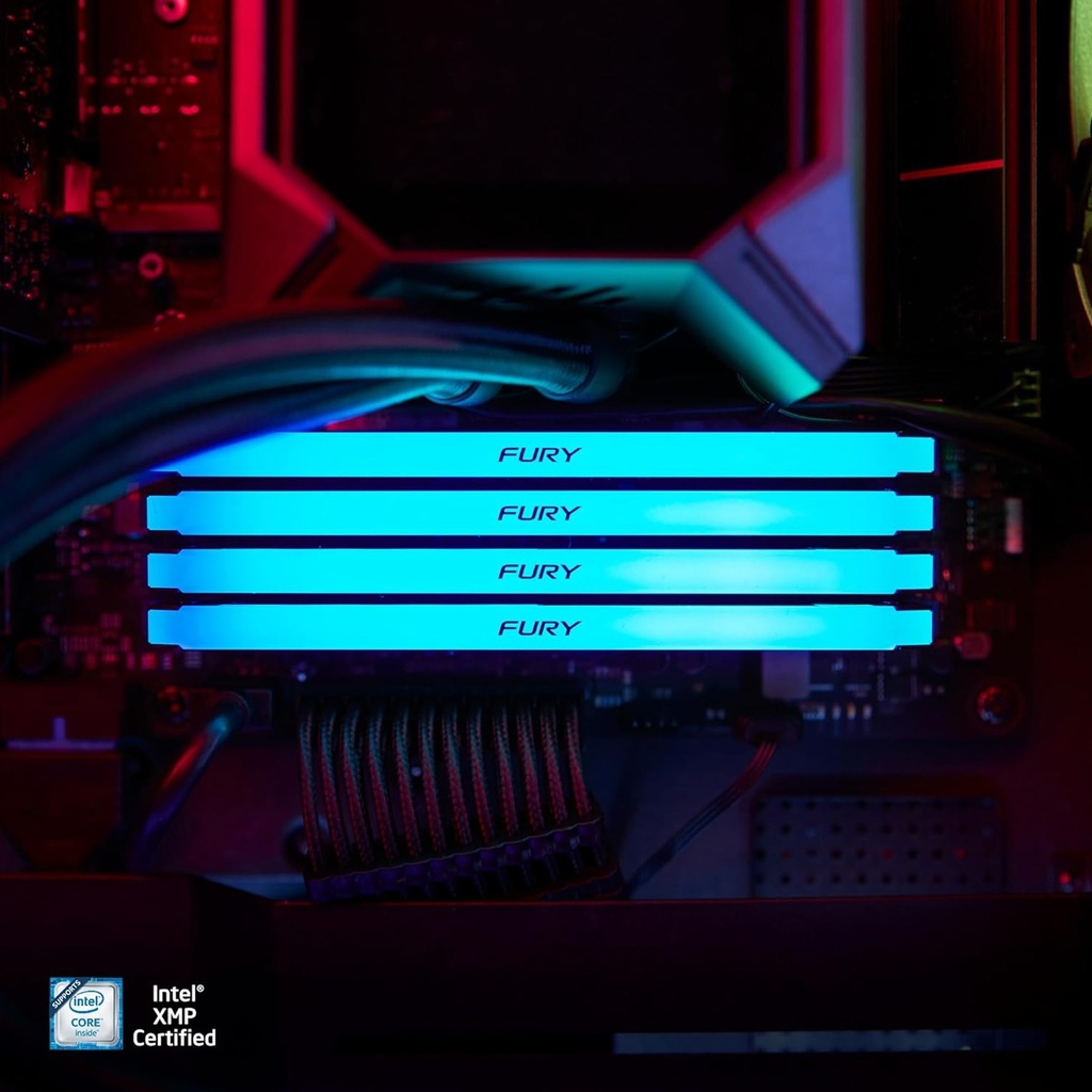 Kingston FURY Beast RGB 64GB (2x32GB) 3600MT/s DDR4 CL18 Memory Kit