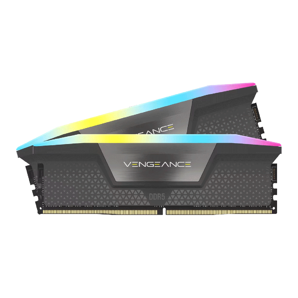 Corsair Vengeance RGB 32GB (2x16GB) DDR5 6000MHz CL36 Memory Kit - Black
