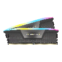 Corsair Vengeance RGB 32GB (2x16GB) DDR5 6000MHz CL36 Memory Kit - Black