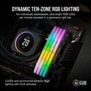 Corsair Vengeance RGB 32GB (2x16GB) DDR5 6000MHz C36 Memory Kit -Black