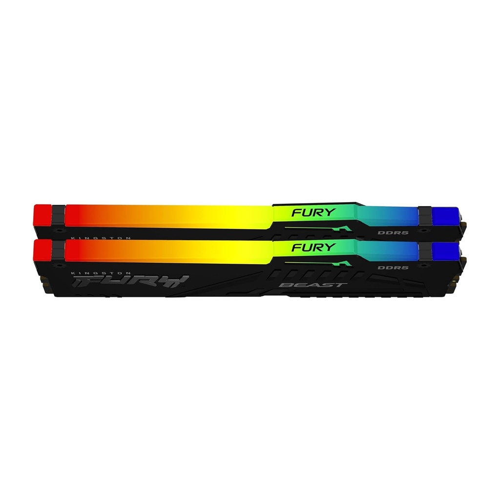 Kingston Fury Beast RGB 64GB (2x32GB) DDR5 6400MT/s CL32 Memory Kit
