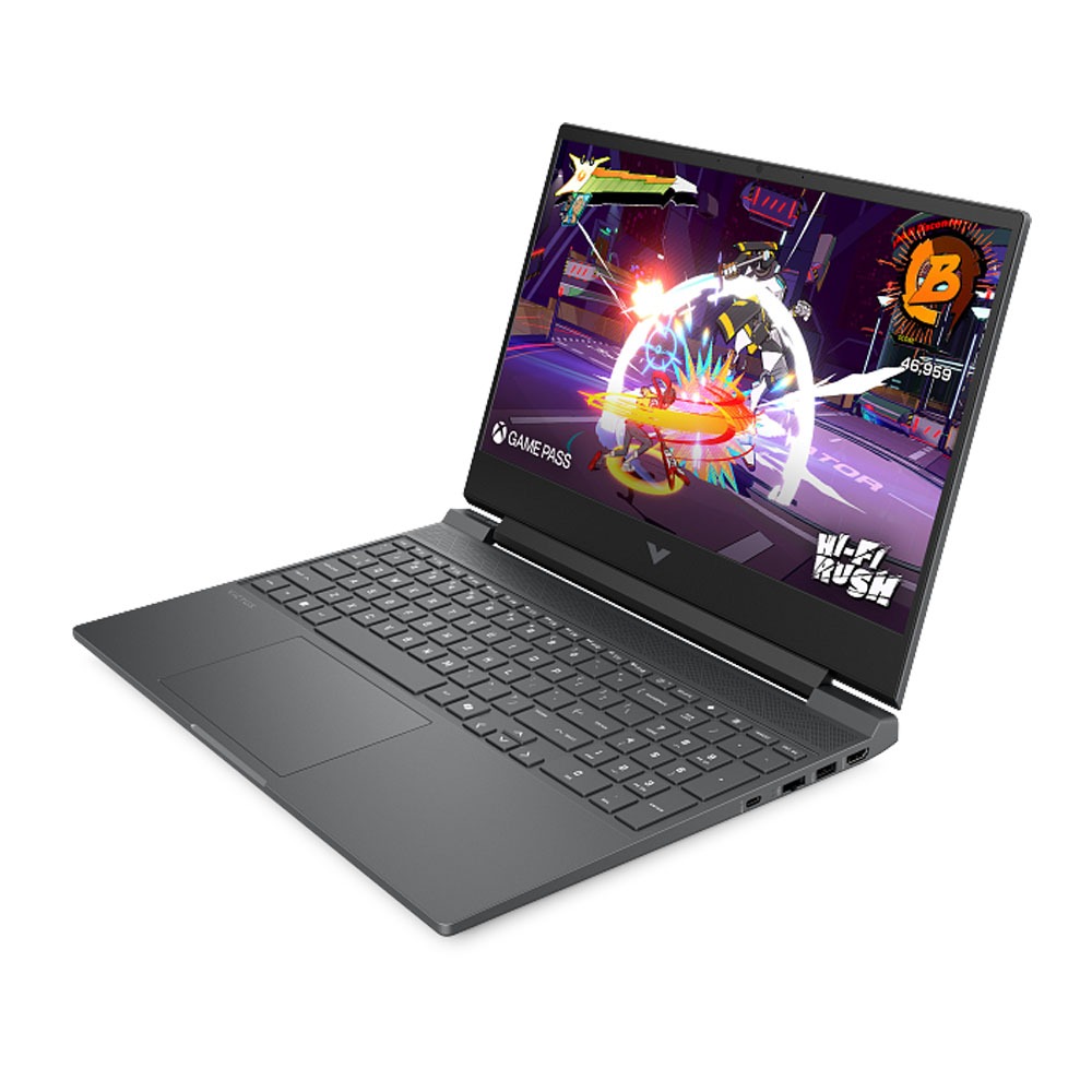 HP Victus (15-FA2088NE) Gaming Laptop, Intel Core7 240H Processor, 16GB RAM DDR5, 512GB SSD NVMe Gen4,RTX™ 5050 8GB Graphics, 15.6" FHD 144Hz IPS Display, Full-size, backlit Keyboard, Windows 11 Pro (License), Mica Silver | D15F2EA