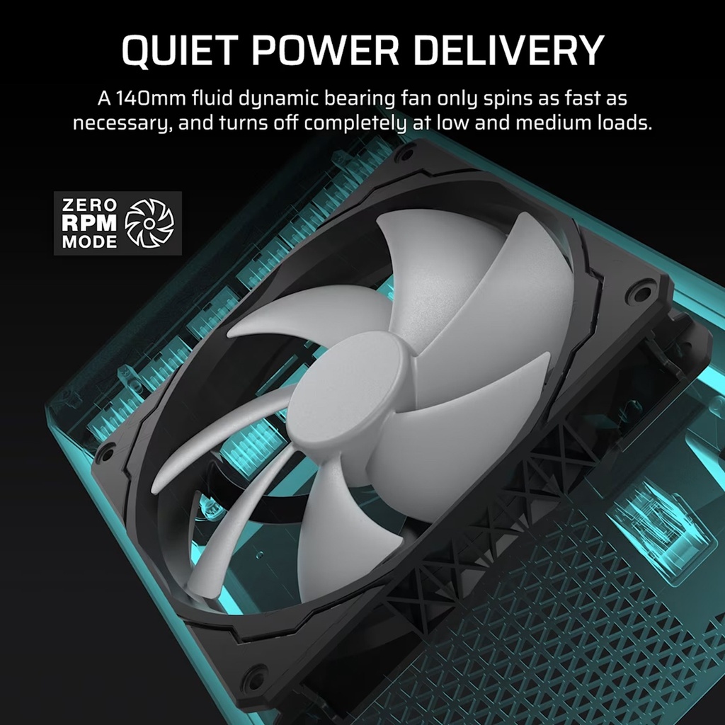 Corsair HXi Series HX1500i 80PLUS PLATINUM High Performance Fully Modular 1500W ATX 3.1 Power Supply -Black
