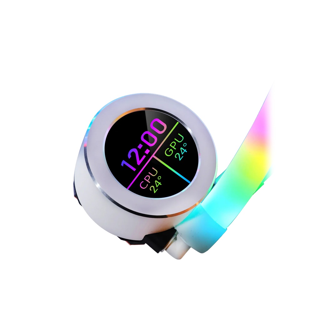 Gameon Kraken N360 360mm Liquid CPU Cooler - White