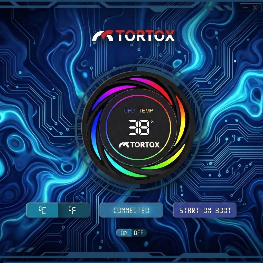 Tortox Nivora Vibe 360 ARGB Liquid CPU Cooler, Triple 120mm PWM Fans, Compatible with Intel LGA18xx/1700/1200/115x & AMD AM5/AM4 - White