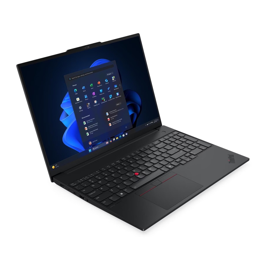 Lenovo ThinkPad E16 Gen 3 Laptop, Intel Core 7 240H Processor, 16GB RAM DDR5, 512GB SSD NVMe, Integrated Intel Graphics, 16" WUXGA IPS 60Hz Anti-glare Display, Backlit English Keyboard, Windows 11 Pro (License) + Free Gift Lenovo 512GB Portable SSD