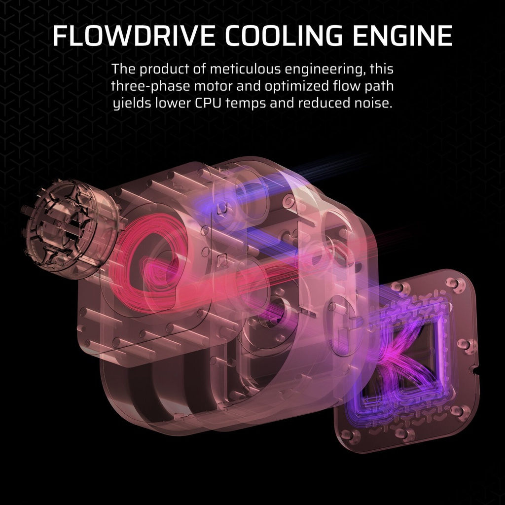 Corsair iCUE Link Titan 360 RX LCD RGB Extreme Performance 360mm Liquid CPU Cooler - Black
