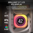 Corsair iCUE Link Titan 360 RX LCD RGB Extreme Performance 360mm Liquid CPU Cooler - White