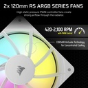 Corsair Nautilus 240 RS ARGB Performance 240mm Liquid CPU Cooler - White