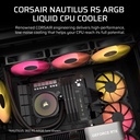 Corsair Nautilus 240 RS ARGB Performance 240mm Liquid CPU Cooler - Black