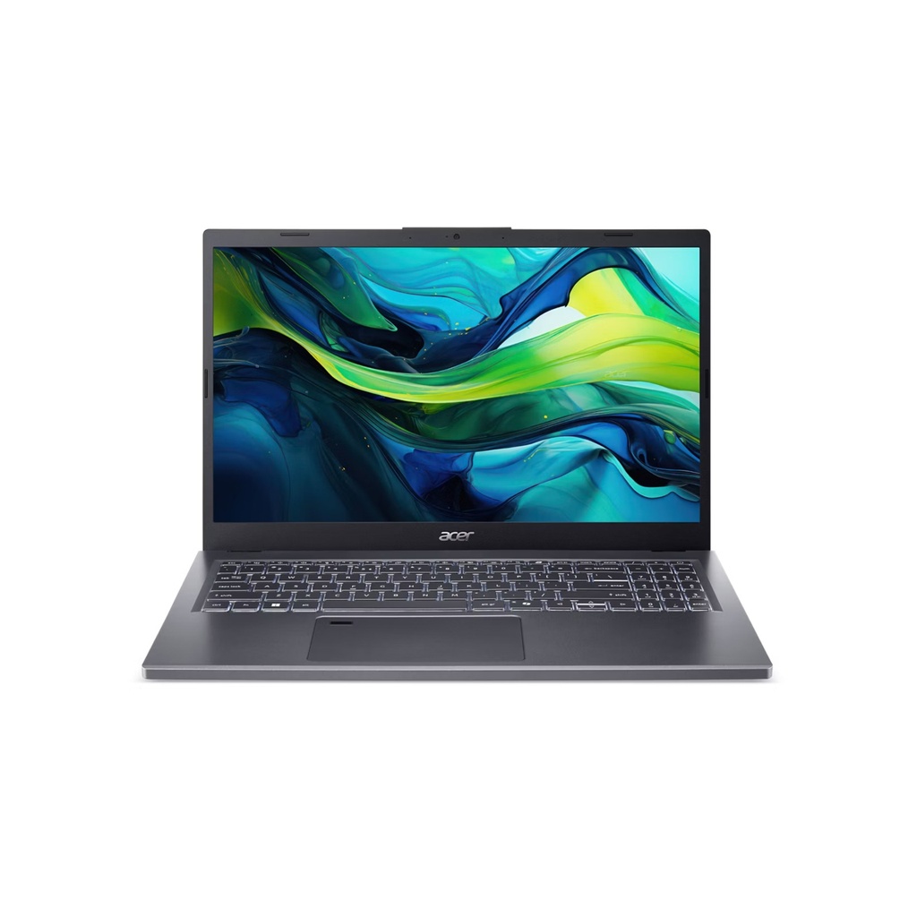 Acer Aspire 15 Laptop, Intel Core i9-13900H Processor, 16GB DDR5 RAM, 512GB SSD NVMe, Intel Iris Xe Graphic, 15.6" FHD IPS Display, Wi-Fi 6 + Bluetooth 5.2, Windows 11 Pro (License), Steel Gray | NX.JKVEM.00F