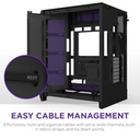 NZXT H9 Flow RGB (2025) Dual-Chamber Mid Tower Case With RGB Fans - Black
