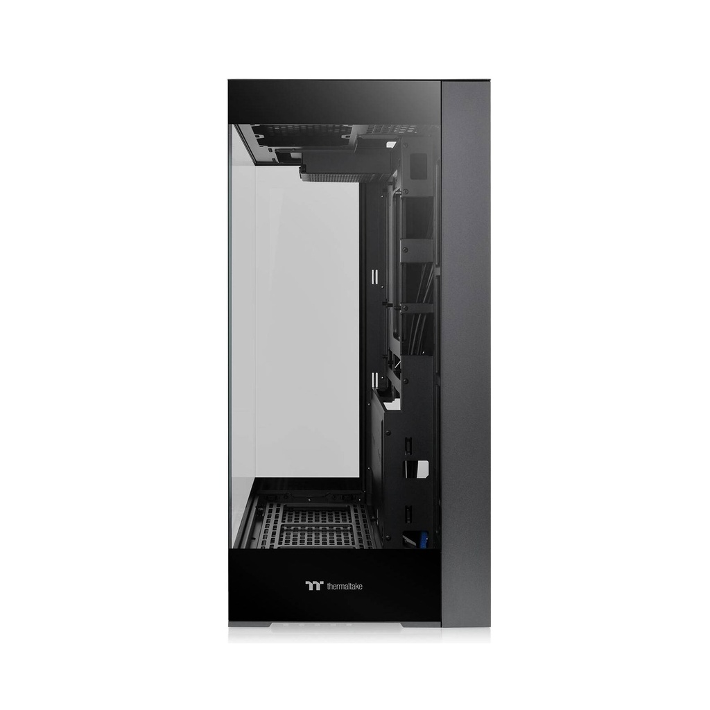 Thermaltake CTE E550 TG Mid Tower ATX Case, 3 Tempered Glass Panels Hidden-Connector Motherboard Support Three-Way VGA Installations Dual Chamber Design, Black | CA-1Z8-00M1WN-00
