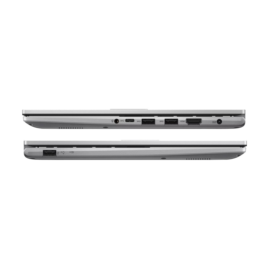 Asus VivoBook (A1504VA-NJ539) Intel Core i7-1355U Processor, 16GB RAM, 512GB SSD, Intel Iris Xe Graphics, 15.6" FHD Display, Windows 11 Pro (License), Cool Silver | 90NB10J2-M00S60