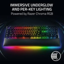 Razer BlackWidow V4 Pro Wired Mechanical Gaming Keyboard: Green Mechanical Switches Tactile & Clicky, Doubleshot ABS Keycaps, Command Dial, Programmable Macros - Chroma RGB - Black