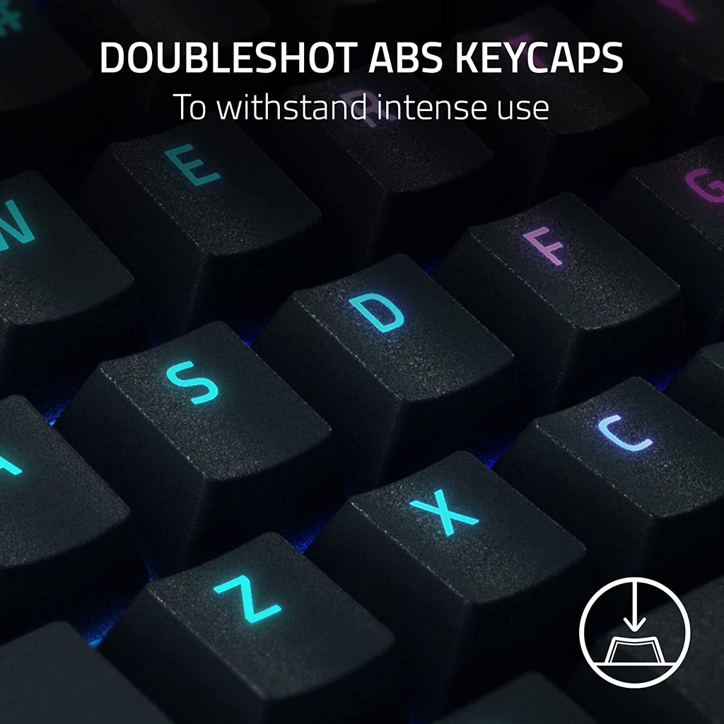 Razer BlackWidow V4 Pro Wired Mechanical Gaming Keyboard: Green Mechanical Switches Tactile & Clicky, Doubleshot ABS Keycaps, Command Dial, Programmable Macros - Chroma RGB - Black