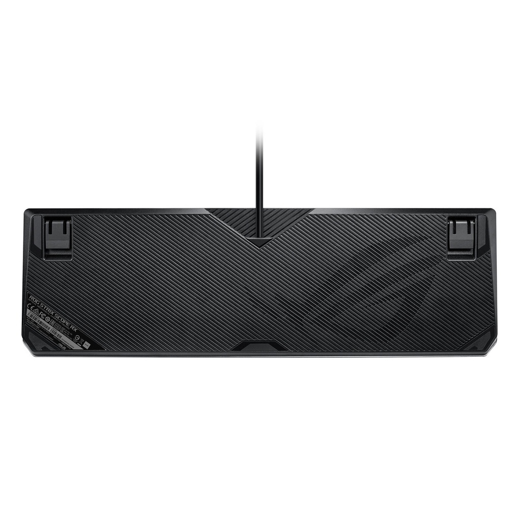 Asus XA05 ROG Strix Scope RX RED Optical Mechanical Switch RGB Wired Gaming Keyboard, Arabic, Black