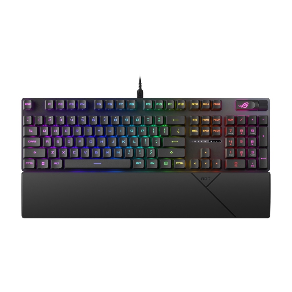 Asus XA11 Rog Strix Scope II Wired Optical Mechanical Gaming Keyboard RX Red Switch Linear & Swift - Black