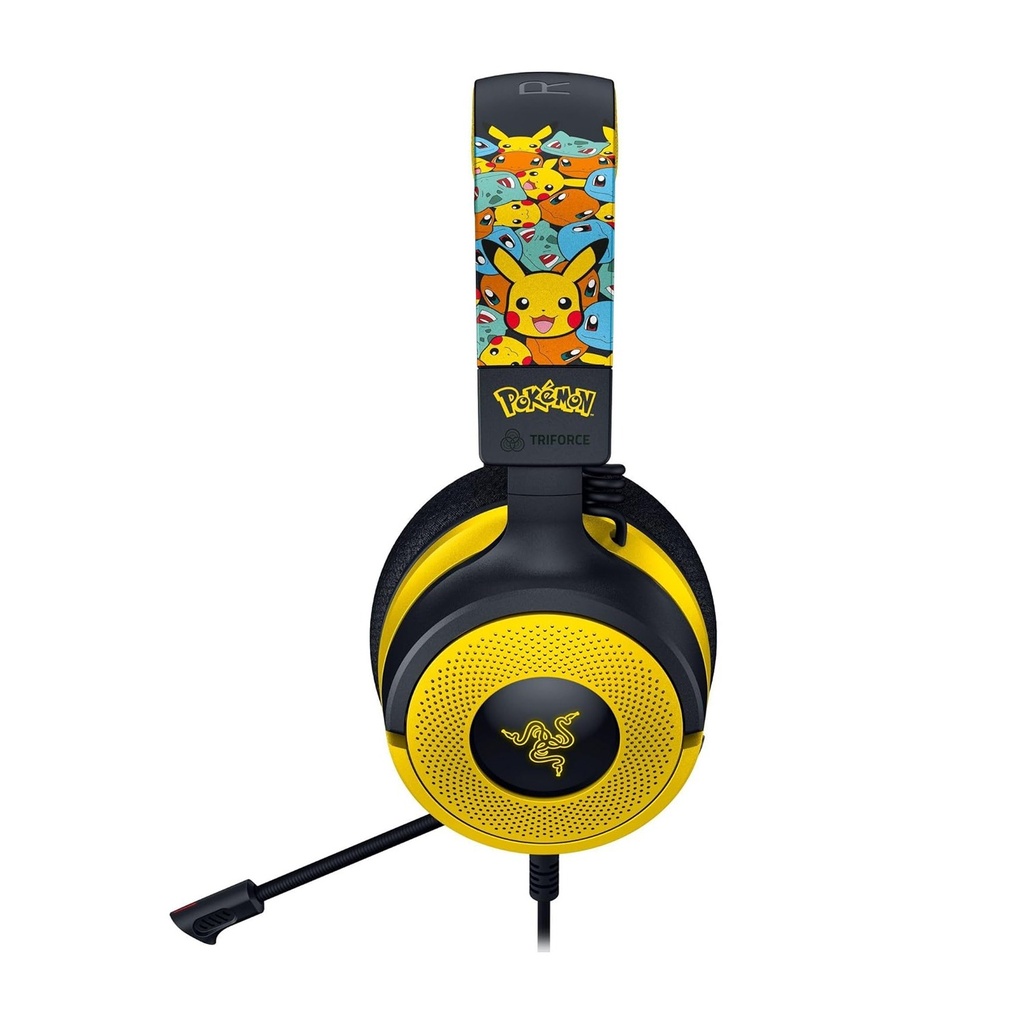 Razer Pokémon Edition Bundle - Razer BlackWidow V4 X Wired Keyboard + Razer Kraken V4 X Wired Gaming Headset + Razer GIGANTUS V2 M Gaming Mouse Pad