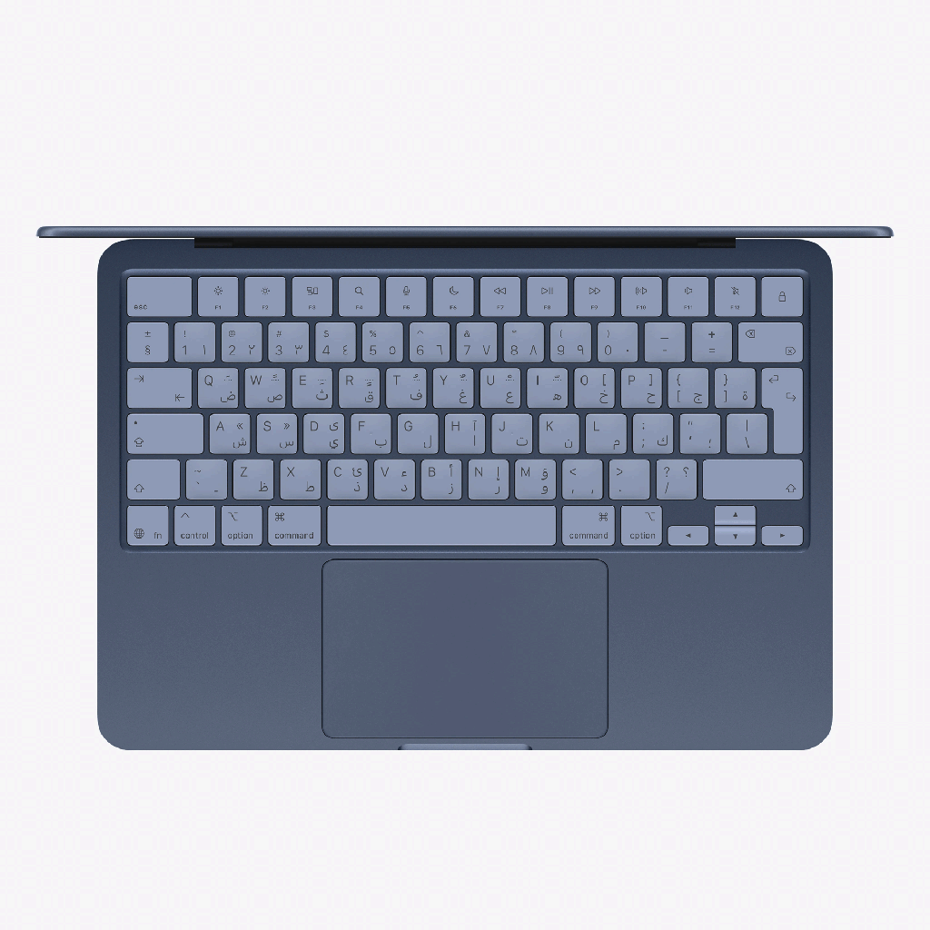 Apple MacBook Neo 13" A18 Pro chip 6‑core CPU 5‑core GPU 8GB 256GB SSD (Eng/Arb Magic Keyboard Without Touch ID) - Indigo (Z1TS0002E)