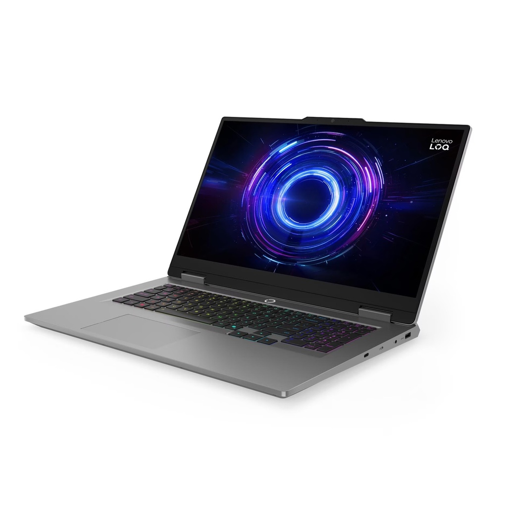 Lenovo LOQ 17IRX10, Intel Core i7-14700HX Processor, 16GB RAM DDR5, 512GB SSD NVMe, RTX 5060 8GB Graphics, RGB Backlit Keyboard, 17.3’’ FHD IPS 165Hz Display, Windows 11 Pro (License), Luna Grey + Free Gift Lenovo Laptop Bag