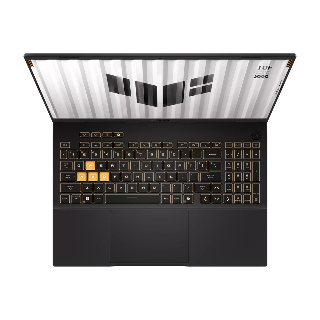 Asus TUF Gaming F16 TUF608JMR-RV109 Gaming Laptop, Intel Core i7-14650HX Processor, 16GB RAM DDR5, 1TB SSD NVMe, RTX 5060 8GB Graphics, 16" FHD+ 165Hz Display, Backlit Chiclet 1-Zone Keyboard, Windows 11 Pro (License), Jaeger Gray | 90NR0NB1-M006D0