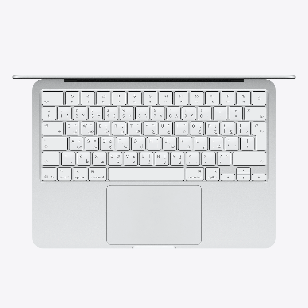 Apple MacBook Neo 13'', A18 Pro Chip with 6-Core CPU, 5‑Core GPU, 8GB unified Memory, 256GB SSD, Liquid Retina display, Magic Keyboard Without Touch ID(English & Arabic) - Silver