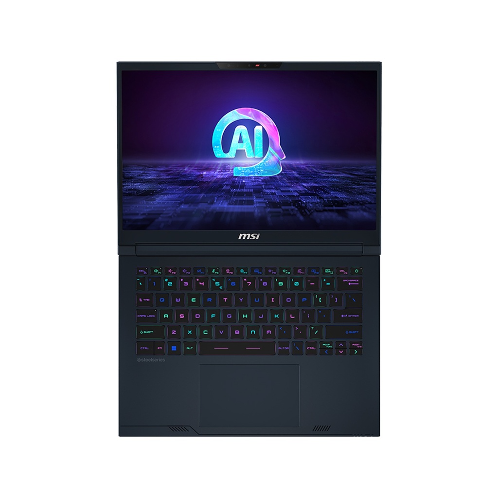 MSI Stealth 14 AI Studio A1VFG-091US Gaming Laptop, Intel Core Ultra 9 185H Processor, 32GB DDR5 RAM, 1TB NVMe SSD, RTX 4060 8GB VGA, 14" FHD IPS 165Hz Display, Per-Key RGB Keyboard, Windows 11 Home, Star Blue | 9S7-14K212-091