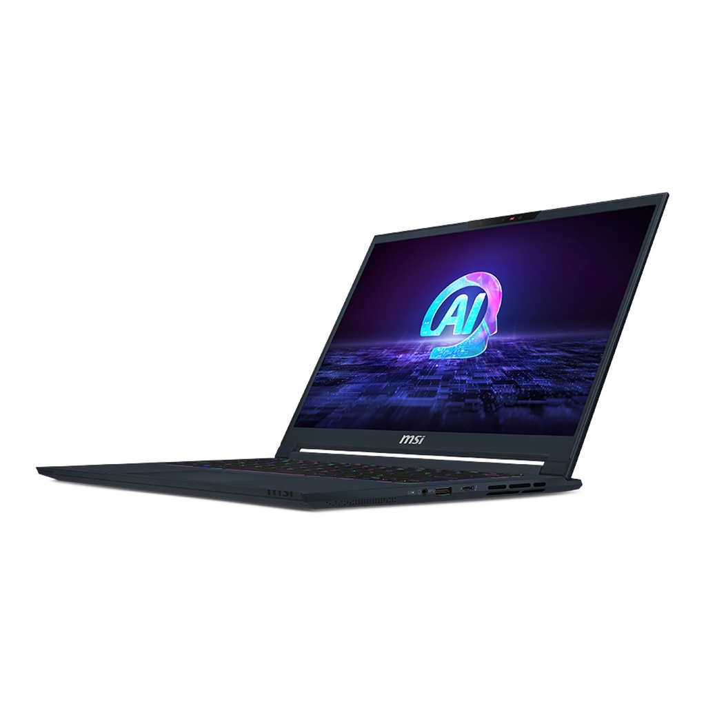 MSI Stealth 14 AI Studio A1VFG-091US Gaming Laptop, Intel Core Ultra 9 185H Processor, 32GB DDR5 RAM, 1TB NVMe SSD, RTX 4060 8GB VGA, 14" FHD IPS 165Hz Display, Per-Key RGB Keyboard, Windows 11 Home, Star Blue | 9S7-14K212-091