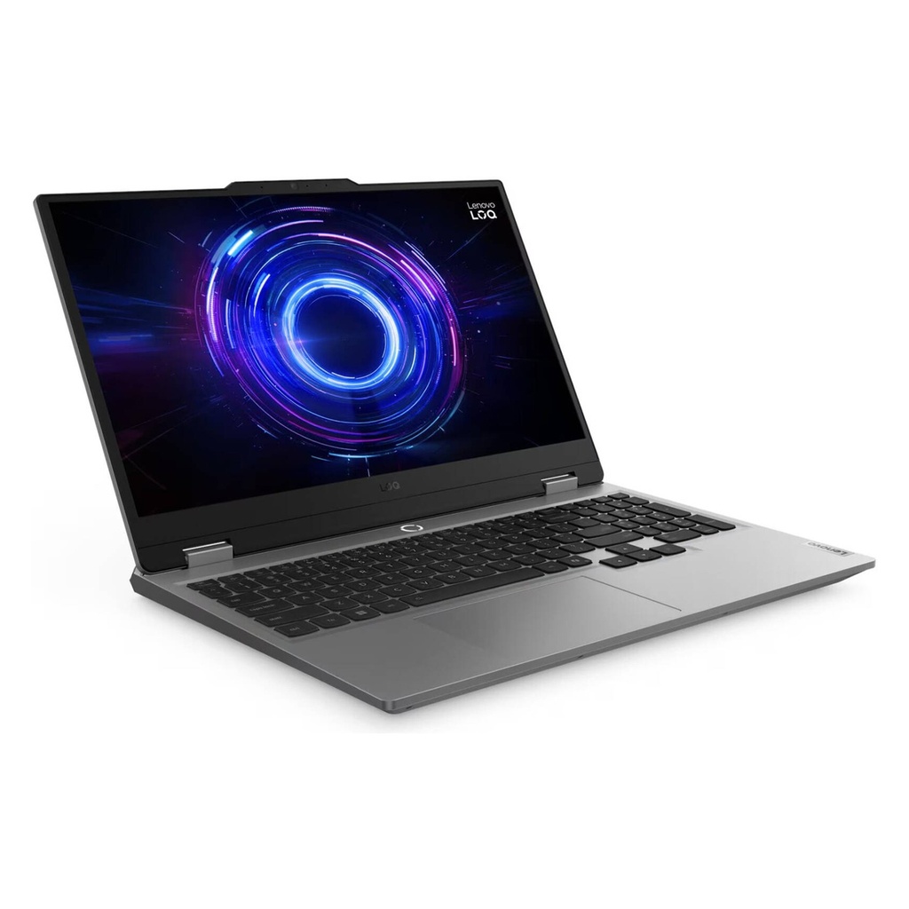 Lenovo Loq 15IRX9 Gaming Laptop, Intel Core i7-13650HX Processor, 16GB DDR5 RAM, 512GB NVMe Gen4 SSD, RTX 3050 6GB Graphics, 15.6" FHD IPS 144Hz Display, White Backlit Keyboard, Windows 11 Pro License, Luna Grey + Free Gift Lenovo Laptop Bag