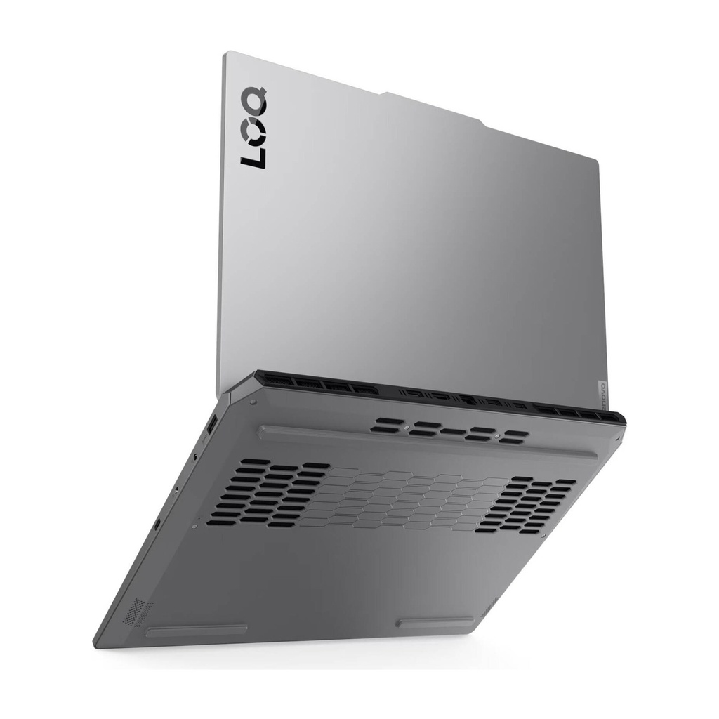 Lenovo Loq 15IRX9 Gaming Laptop, Intel Core i7-13650HX Processor, 16GB DDR5 RAM, 512GB NVMe Gen4 SSD, RTX 3050 6GB Graphics, 15.6" FHD IPS 144Hz Display, White Backlit Keyboard, Windows 11 Pro License, Luna Grey + Free Gift Lenovo Laptop Bag