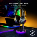 Razer Kraken V3 X Wired USB Gaming Headset: HyperClear Cardioid Mic, Oval Ear Cushions, Hybrid fabric, memory foam ear cushions, USB Type A, Surround sound, Chroma RGB, For PC, PS4 - Black