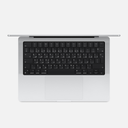 Apple MacBook Pro 14'' M4 Pro Chip 12-Core CPU 16-Core GPU 24GB RAM 512GB SSD (Eng/Arb KB) - Silver