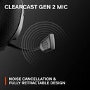 SteelSeries Arctis 1 Wired Gaming Headset Bidirectional Noise Cancelling For Xbox, PC, PlayStation & Switch - Black
