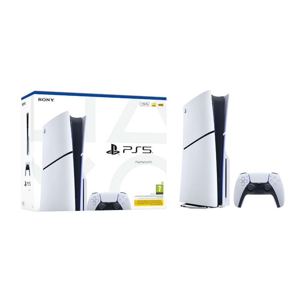 PlayStation 5 Slim Console Disk White (E Chassis) + Gamax GM-204 Gaming Combo