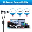 Dobe PS5 VR2 Stand Kit with Magnetic Fast Charging Cable TP5-2523