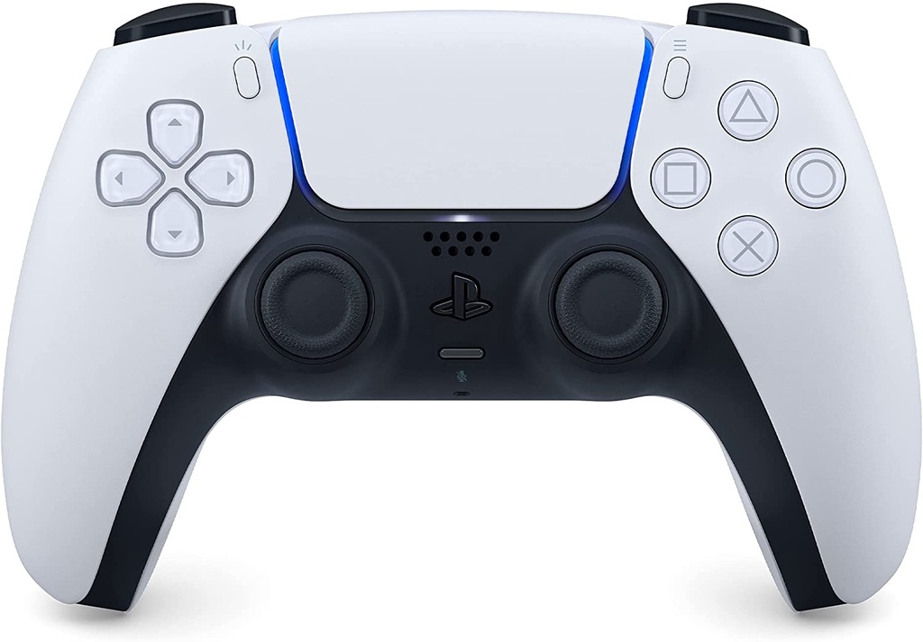 DualSense Wireless Controller PS5 White + Sades ME6S Tyto Gaming Microphone White Bundle