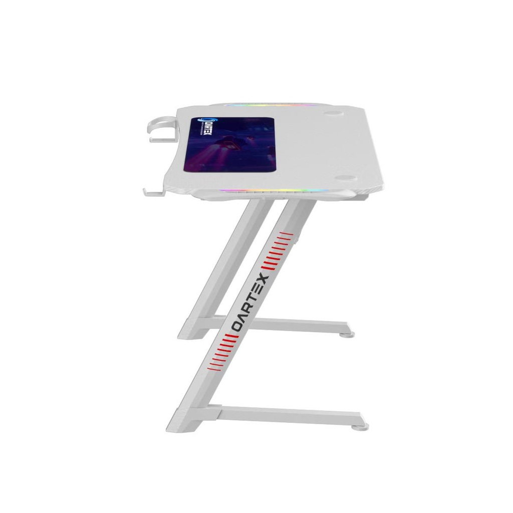 Oartex OX-1160 Carbon Fiber Gaming Table 110*60*75cm Include Mousepad with RGB Light