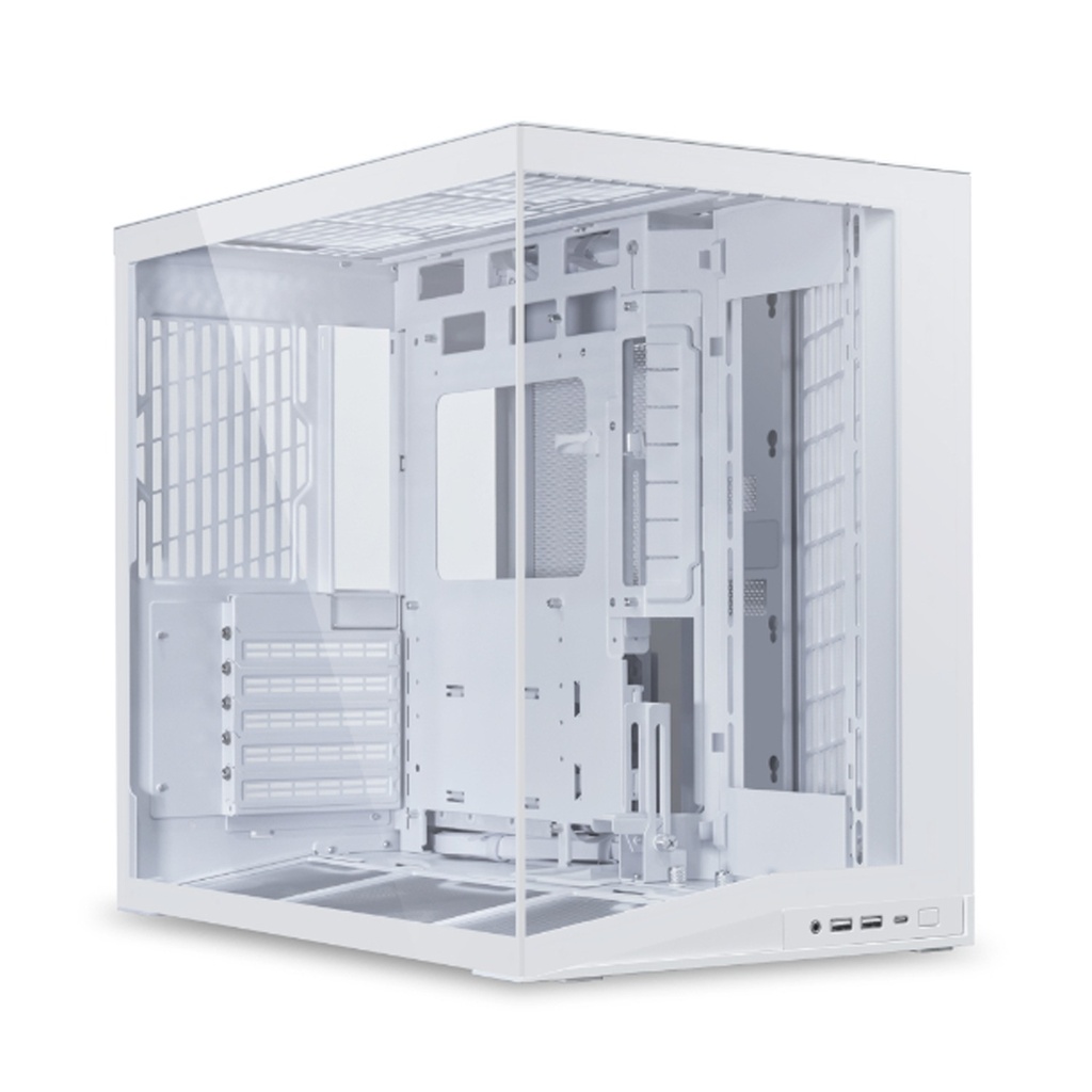 [G99.O11DMIV2W.00] LIAN LI O11 Dynamic Mini V2 ATX Mid Tower Gaming Case (Fans Not Included) - White