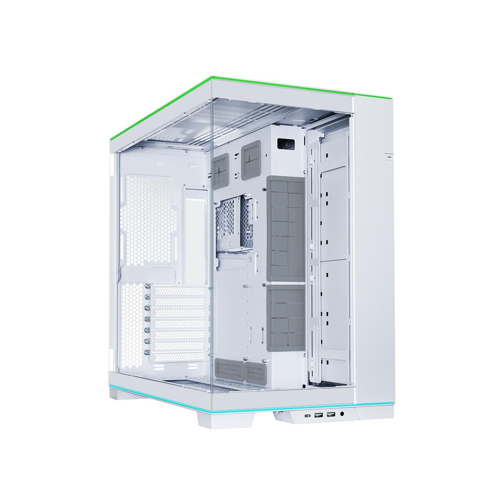 [G99.O11DERGBW.00] Lian Li O11 Dynamic EVO RGB E-ATX Mid Tower Gaming PC Case (Fans not Included)- White