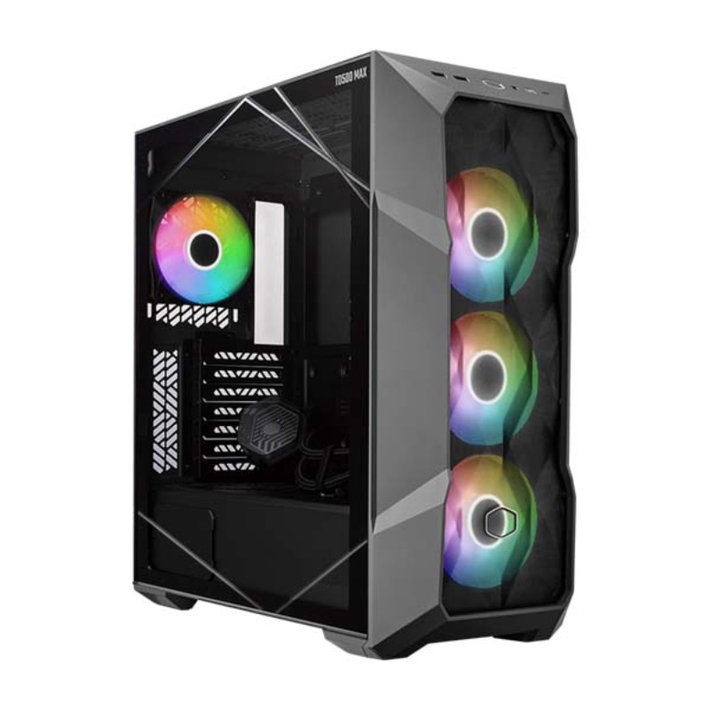 [TD500] Cooler Master TD500 MAX Tempered Glass ATX Computer Case - Black