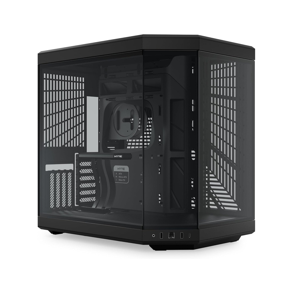 [CS-HYTE-Y70-B] HYTE Y70 Mid Tower Two Panel Front & Left Side Tempered Glass Case without Fan - Black
