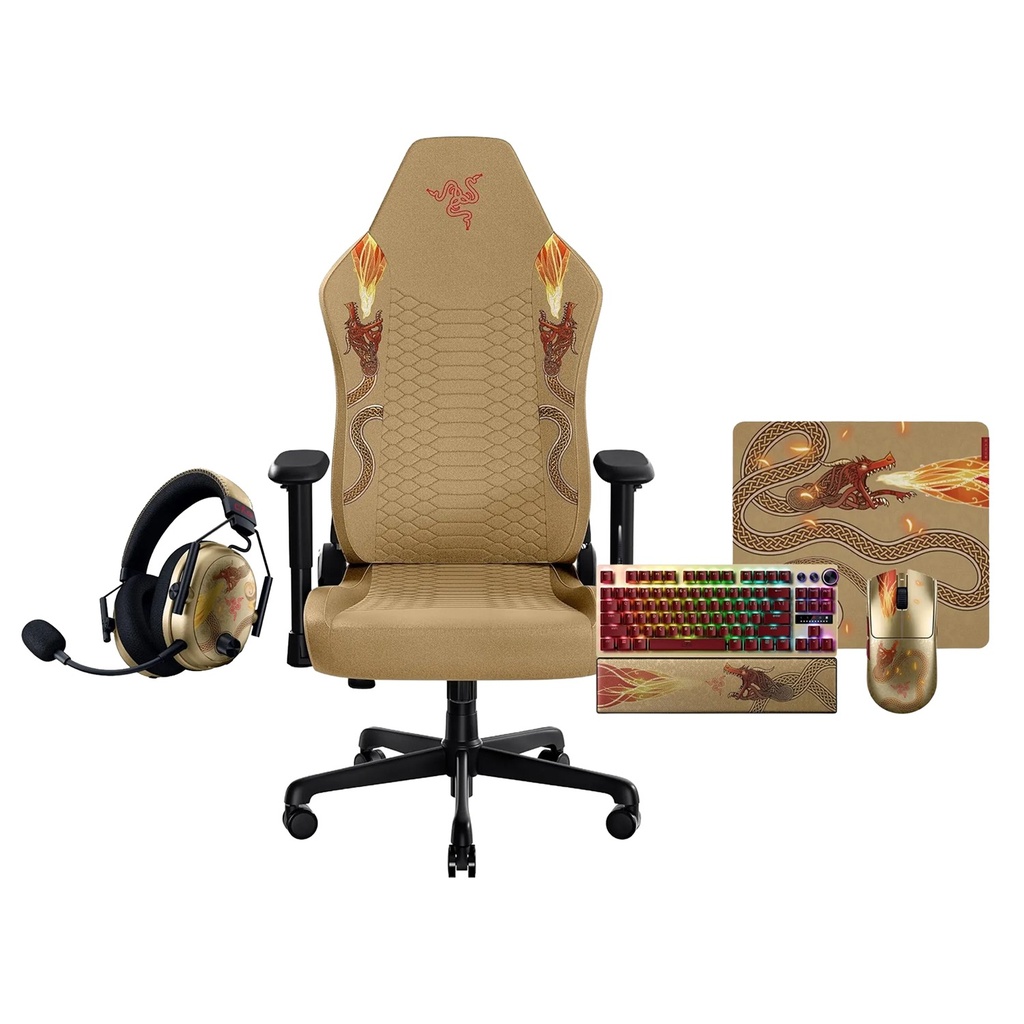 [Counter-Strike-2-Edition-bundle-P2] Razer Counter Strike 2 Edition bundle - Razer Iskur V2 X Gaming Chair + Razer BlackShark V3 Pro Wireless Gaming Headset + Razer Huntsman V3 Pro TKL Gaming Keyboard + Razer Viper V3 Pro Wireless/Bluetooth Gaming Mouse + Razer Gigantus V2 Soft Gaming Mouse