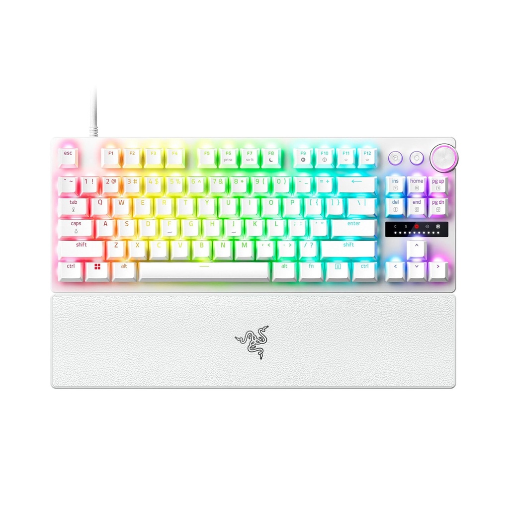 [RZ03-04981700-R3M1] Razer HuntsMan V3 Pro Tenkeyless Analog Optical Esports Keyboard Analog Optical Switches Gen 2 - White