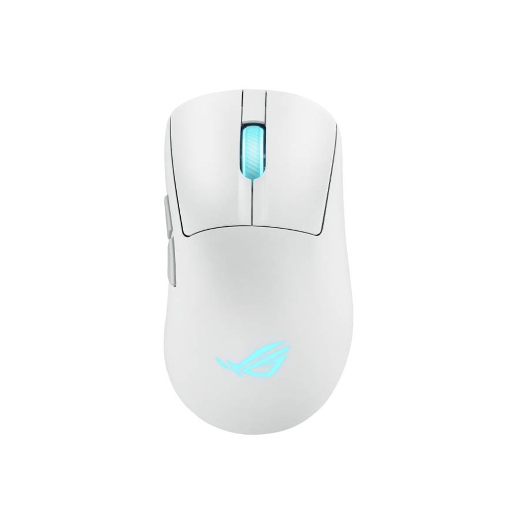 [90MP04A0-BMUA10] Asus ROG Keris II Origin Tri-Mode Wireless/Bluetooth/Wired Gaming Mouse, AimPoint Pro Optical Sensor, 42,000dpi Max, 8000Hz Polling Rate, White | 90MP04A0-BMUA10