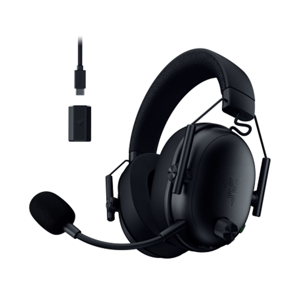 [RZ04-05410100-R3M1] Razer Black Shark V3 (Gen-2), Wireless/Wired/Bluetooth Gaming Headset, Upto 70 Hours Baterry, Detachable Mic, For PC/PS, Black | RZ04-05410100-R3M1
