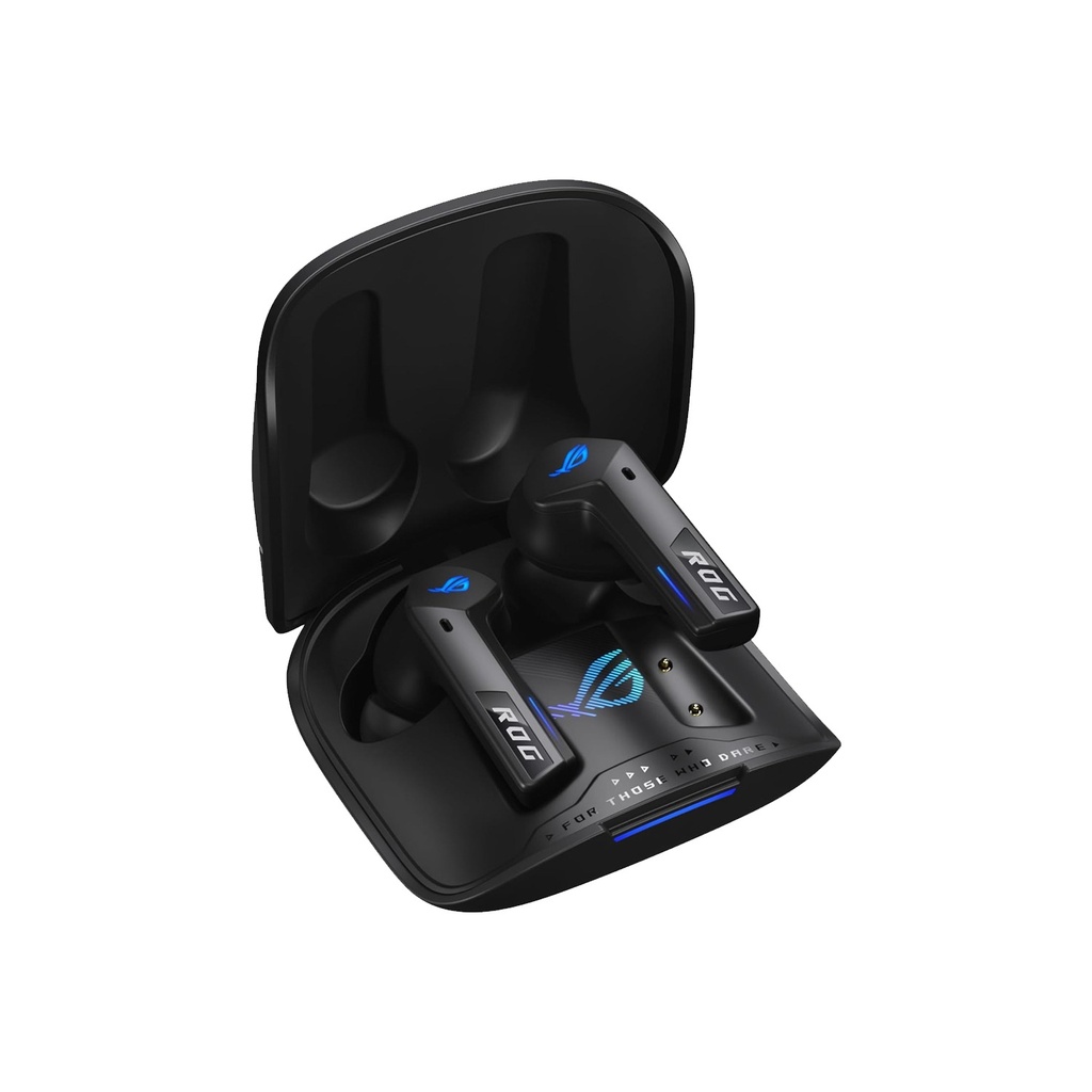 [90YH03Y0-BTUA00] Asus ROG Cetra Speed Nova True Wireless/Bluetooth In-Ear RGB Gaming Headphones, AI Microphones, Up to 46-Hours Battery - Black